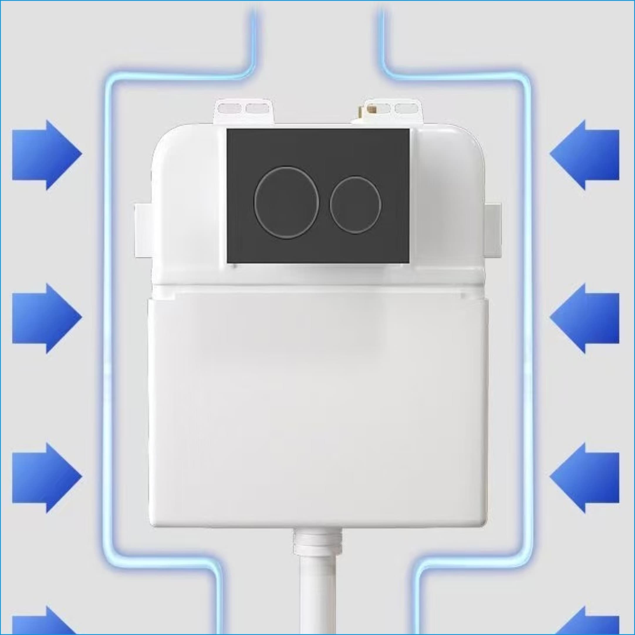 Custom toilet tank designs（