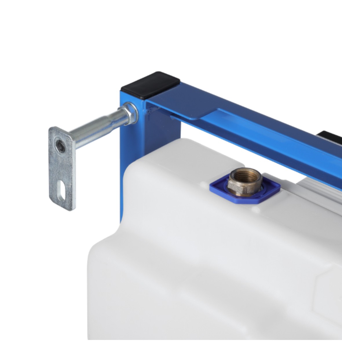 Concealed water tank with copper angle valve