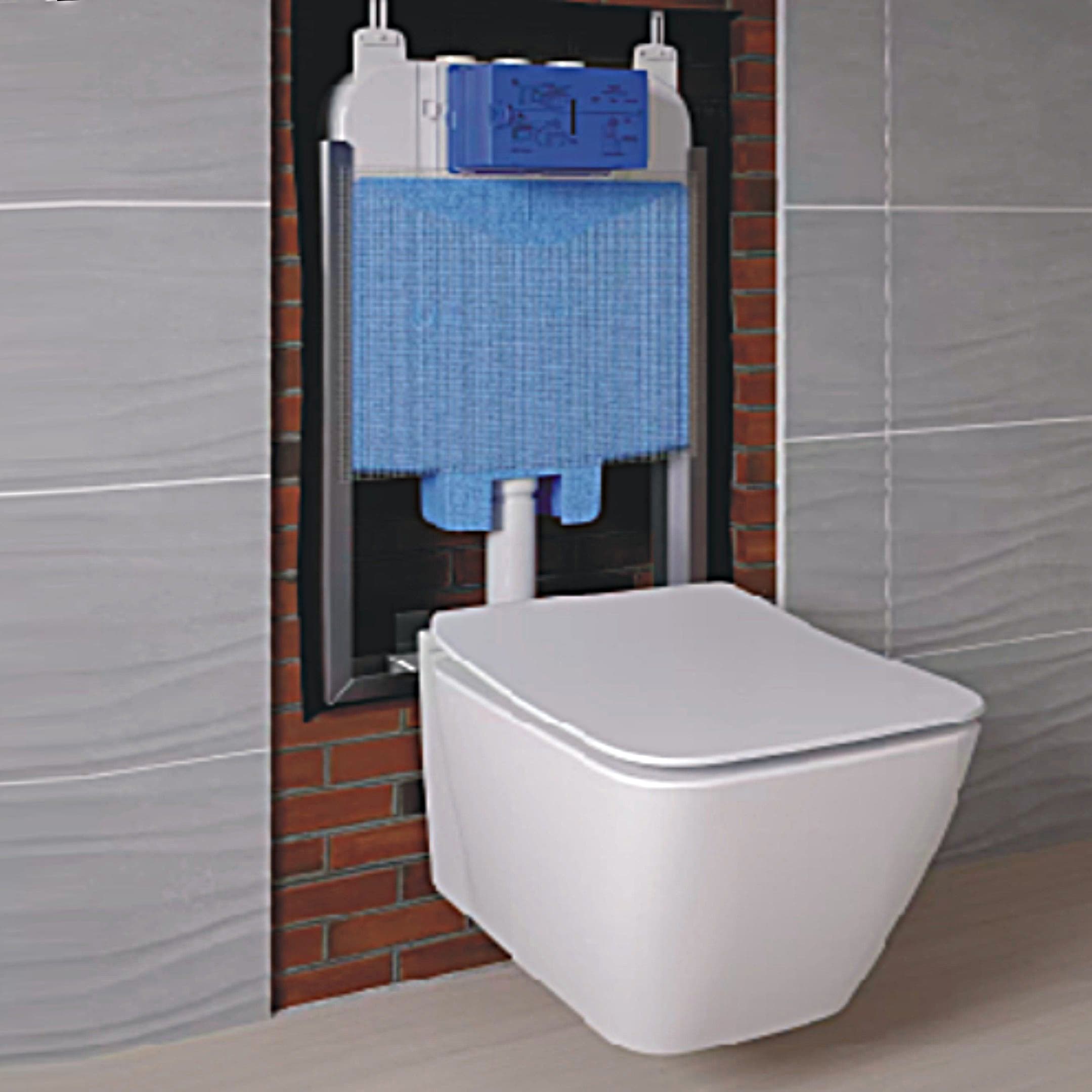 High-efficiency toilet tank for large facilities