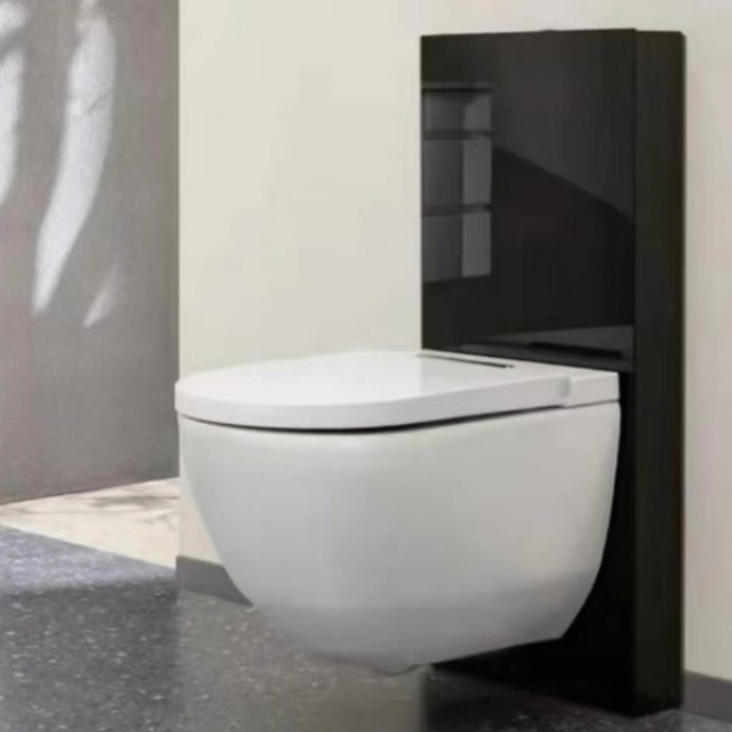 High-quality tempered glass flush tank for toilets
