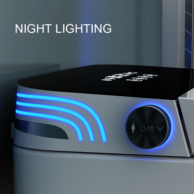 smart toilet with UV sterilization and air dryer reviews
