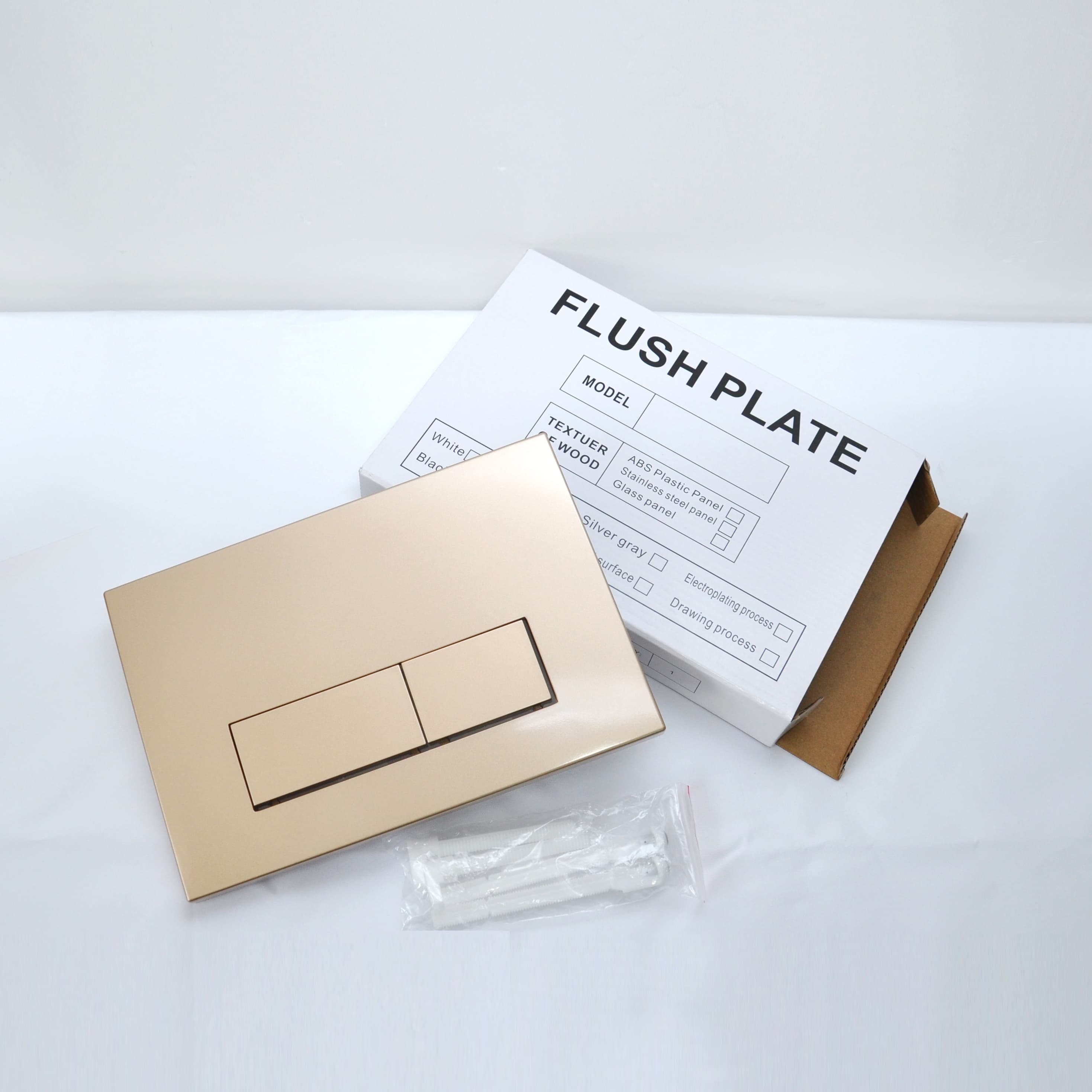 Eco-friendly toilet tank panel with water-saving feature