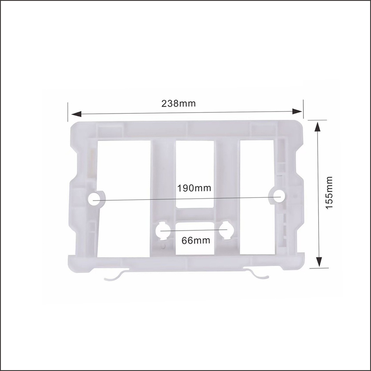  Plastic toilet tank panel for budget-friendly installations