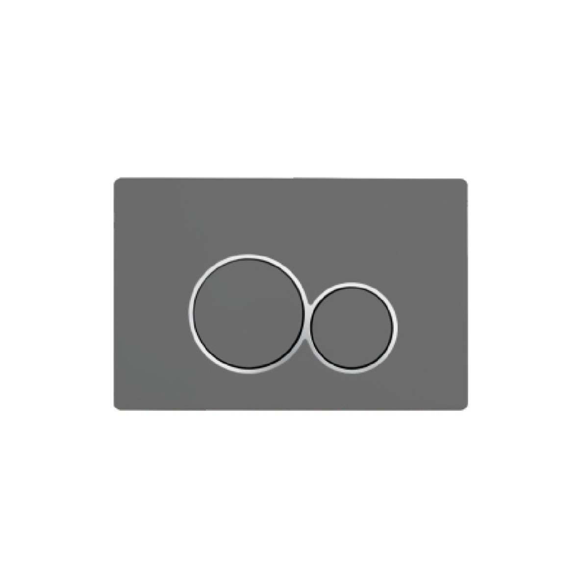 Dual flush plastic tank panel GLY-604