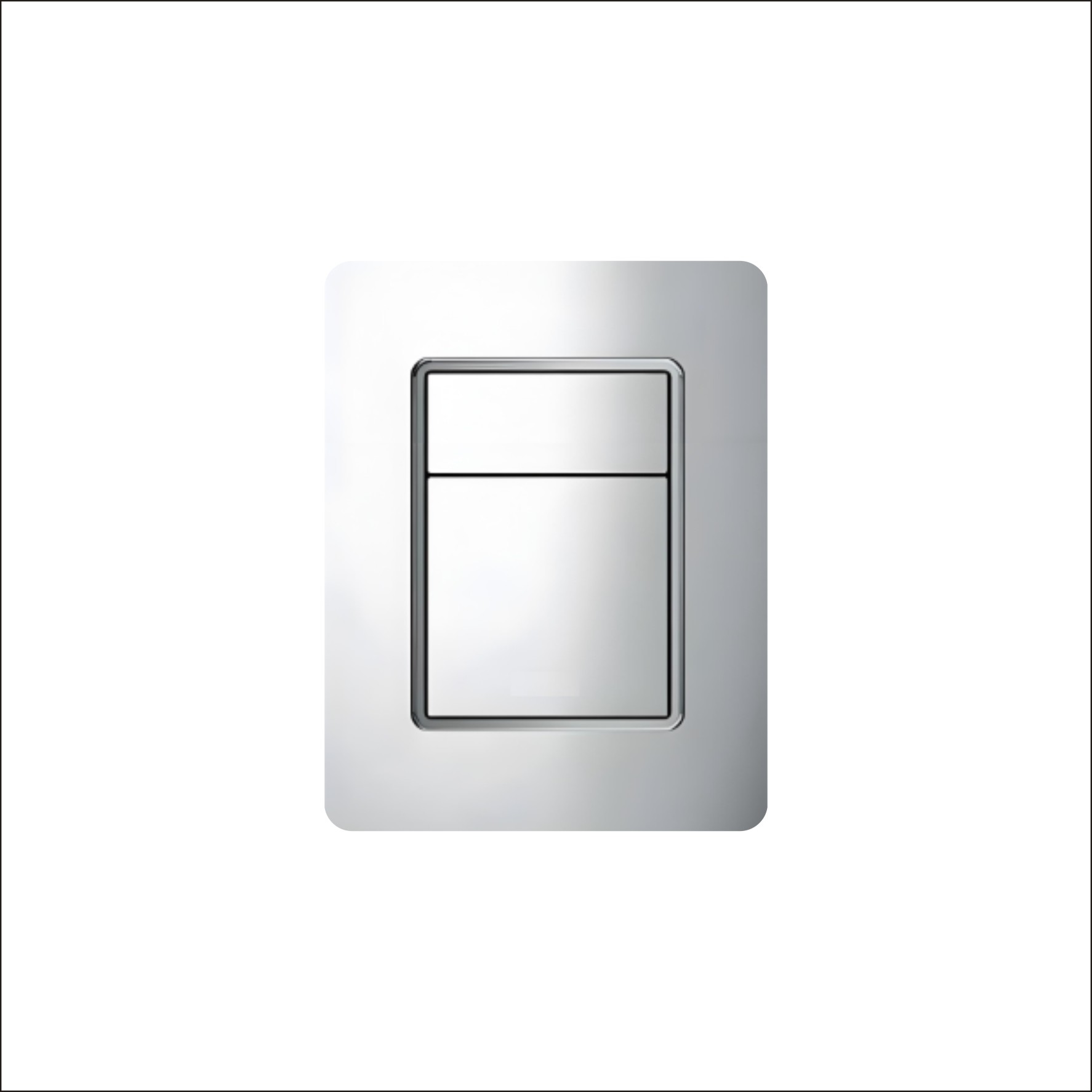 Electroplating ABS plastic pneumatic water tank panel