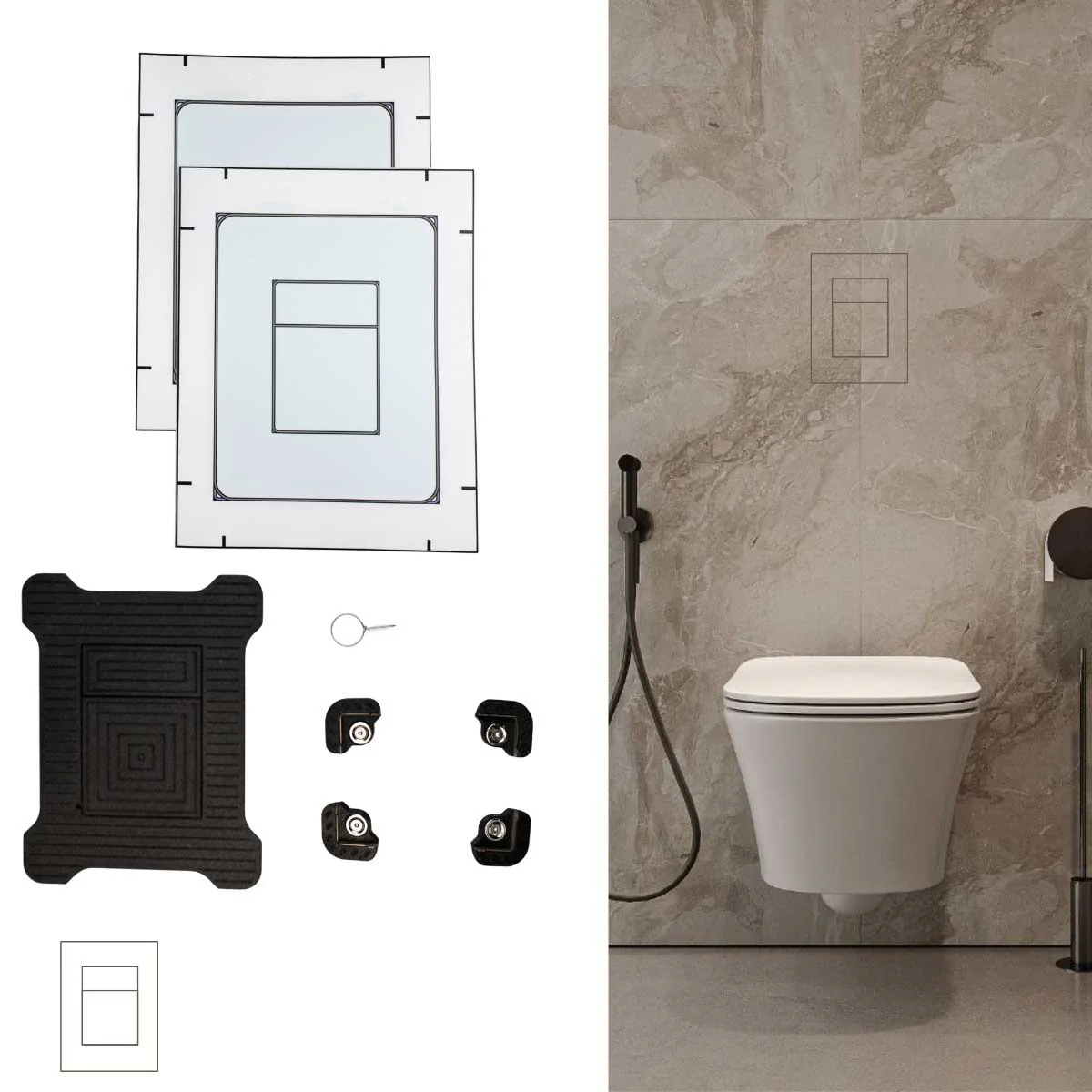 seamless wall toilet flush plate seamless wall toilet flush plate