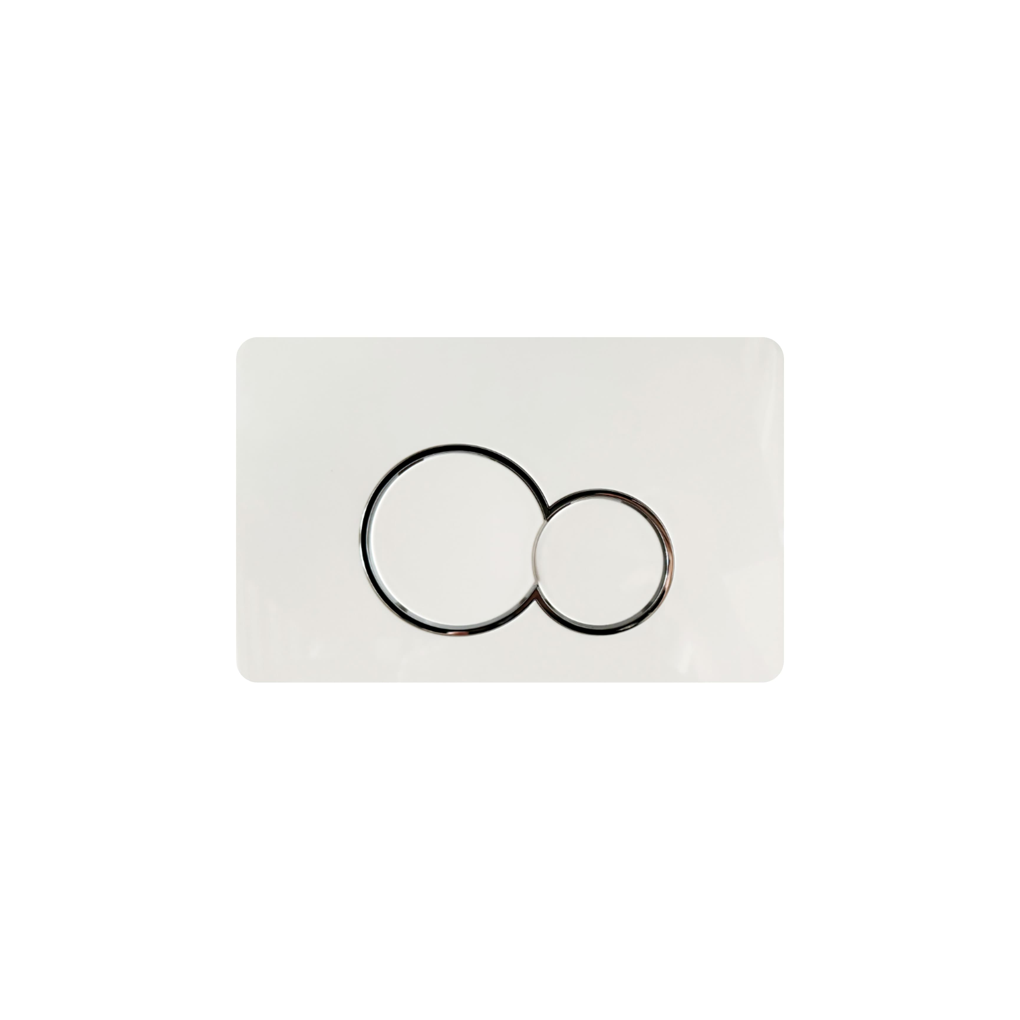 Pearl white ABS panel for concealed cisterns