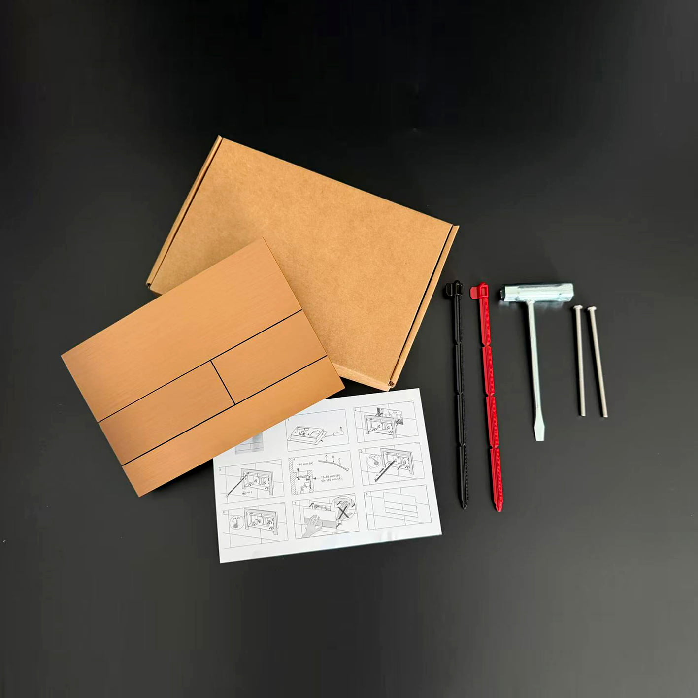 hidden flush button compatible with Various brands