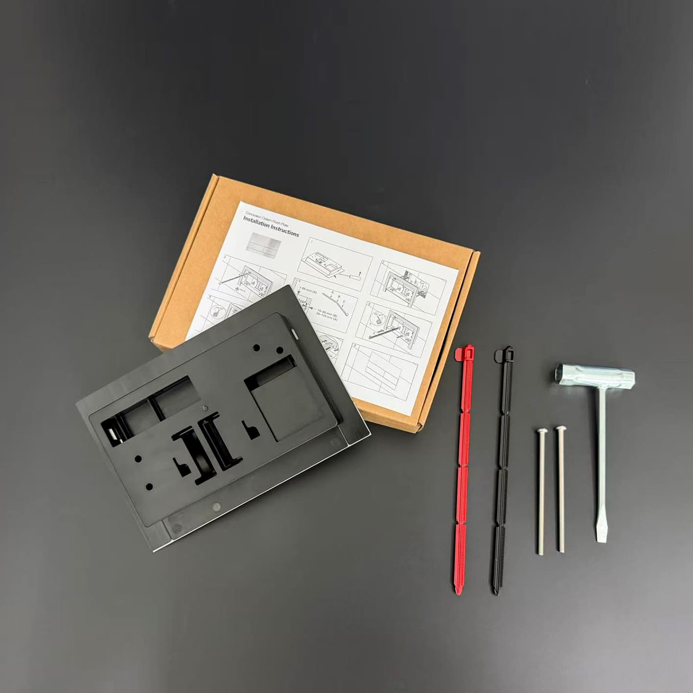 invisible toilet flush plate for Various brands cistern
