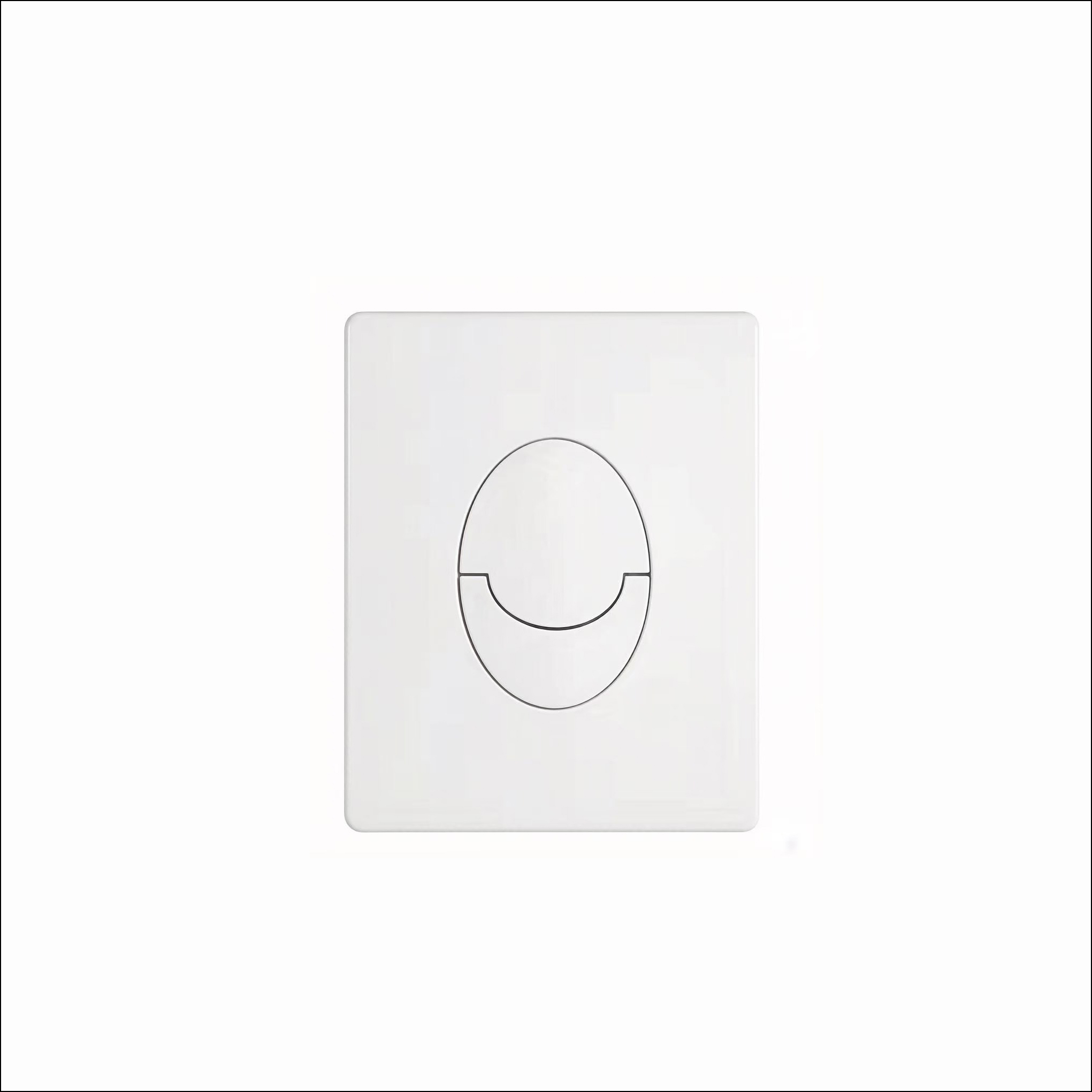 Matte black plastic pneumatic water tank panel